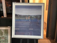 Schilderij “willem de vries - stadsgezicht “