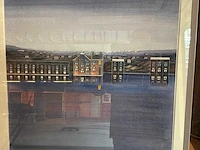 Schilderij “willem de vries - stadsgezicht “ - afbeelding 3 van  7