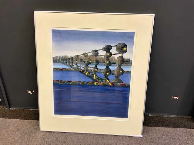 Schilderij “willem de vries- de ruines vi - afbeelding 2 van  8