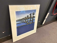 Schilderij “willem de vries- de ruines vi - afbeelding 4 van  8
