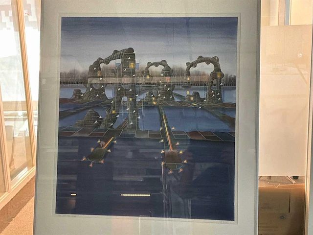 Schilderij “ willem de vries- de ruïnes “ - afbeelding 2 van  6