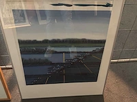 Schilderij” willem de vries- het naardermeer ii” - afbeelding 2 van  5