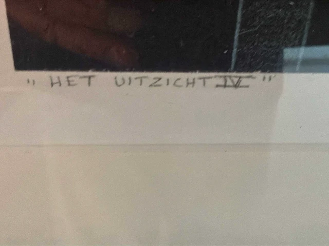 Schilderij “ willem de vries- het uitzicht iv” - afbeelding 4 van  6