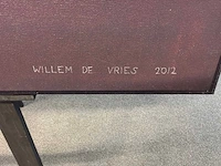 Schilderij “willem de vries- het verlichte dorp ii” - afbeelding 5 van  6