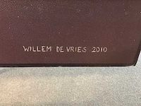 Schilderij “willem de vries- spoorlijn langs water - afbeelding 5 van  6