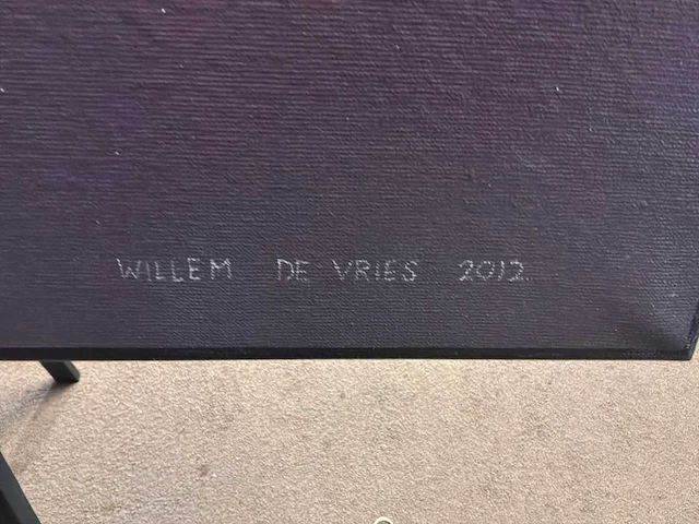 Schilderij “willem de vries- stadsgezicht “ - afbeelding 6 van  7