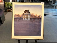 Schilderij “willem de vries -villa aan het water” - afbeelding 2 van  8