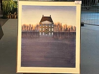 Schilderij “willem de vries -villa aan het water” - afbeelding 3 van  8