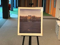 Schilderij “willem de vries -villa bij avond ii”