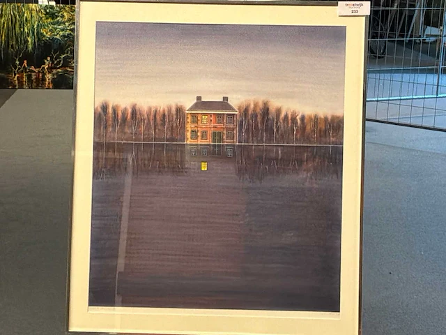Schilderij “willem de vries -villa bij avond ii” - afbeelding 3 van  8