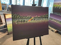 Schilderij “willem de vries-de verlichte brug i“ - afbeelding 3 van  6