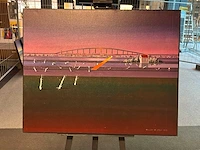 Schilderij “willem de vries-de verlichte brug ii” - afbeelding 2 van  6