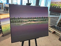Schilderij “willem de vries-dorpsgezicht “ - afbeelding 3 van  6