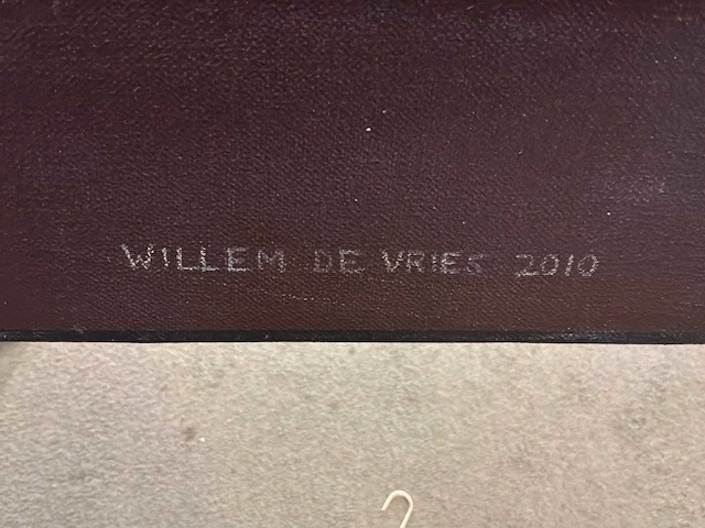 Schilderij “willem de vries-het bouwterrein” - afbeelding 5 van  6