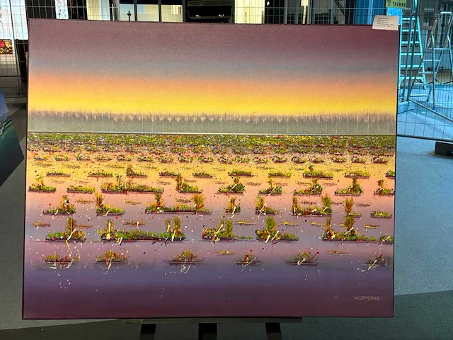 Schilderij “willem de vries-hilversumse meent” - afbeelding 2 van  6