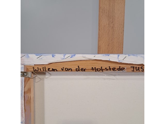 Schilderij, willem van der hofstede, gezicht op den haag 3 - afbeelding 4 van  6