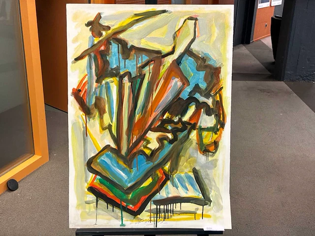 Schilderij “wim drion- sarabande - afbeelding 2 van  5