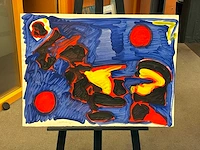 Schilderij “wim izaks- vrouwen figuur”