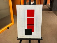 Schilderij “wim sinemus- compositie “