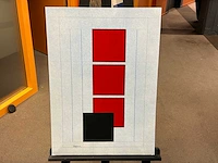 Schilderij “wim sinemus- compositie “ - afbeelding 2 van  5