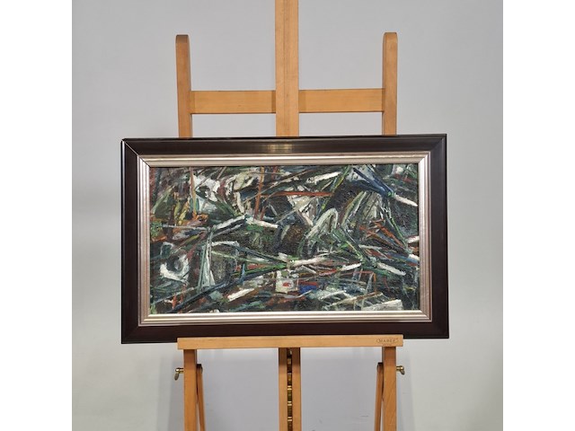 Schilderij, wout piersma, masten - afbeelding 1 van  5