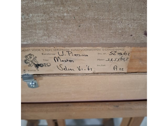 Schilderij, wout piersma, masten - afbeelding 5 van  5
