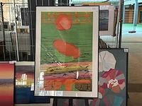 Schilderij “xandra donders- in de zee geboren bij dag”