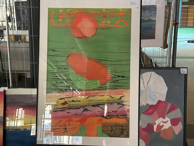 Schilderij “xandra donders- in de zee geboren bij dag” - afbeelding 2 van  5