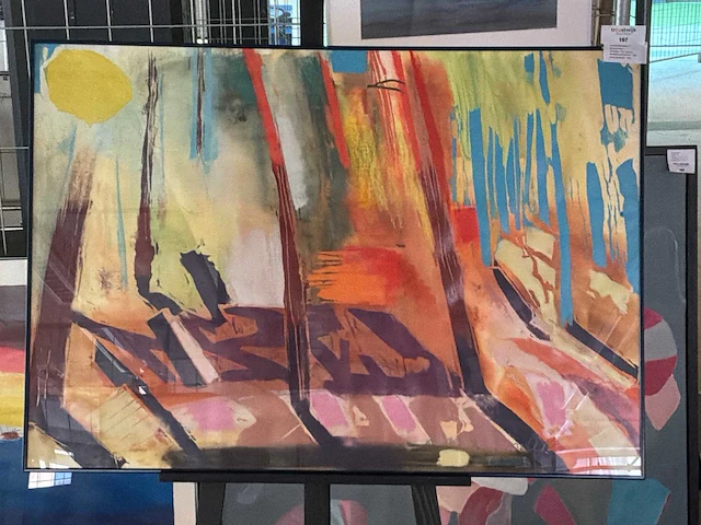 Schilderij “xandra donders- stralend bos” - afbeelding 2 van  4