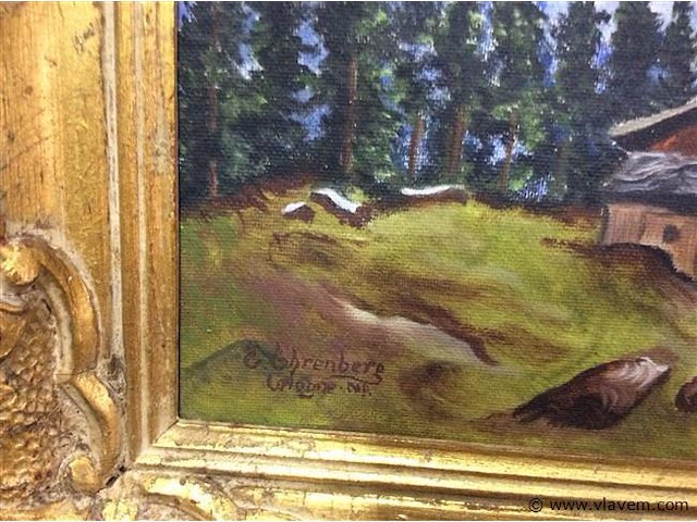 Schilderijen 2stuks (waarvan 1 besch. ) - afbeelding 3 van  5