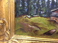 Schilderijen 2stuks (waarvan 1 besch. ) - afbeelding 3 van  5