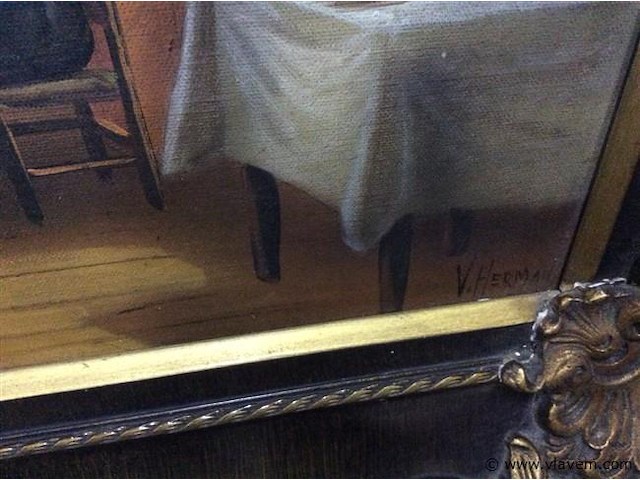 Schilderijen 2stuks (waarvan 1 besch. ) - afbeelding 5 van  5