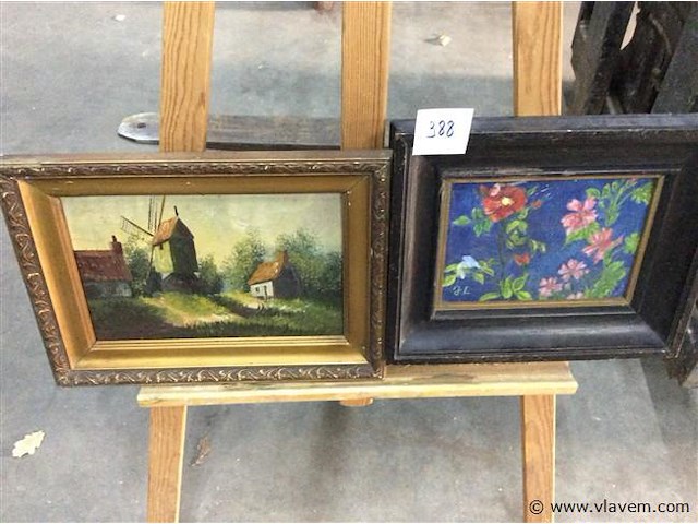 Schilderijen 2stuks - afbeelding 1 van  3