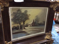 Schilderijen landschap 2stuks - afbeelding 2 van  3