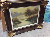 Schilderijen landschap 2stuks - afbeelding 3 van  3