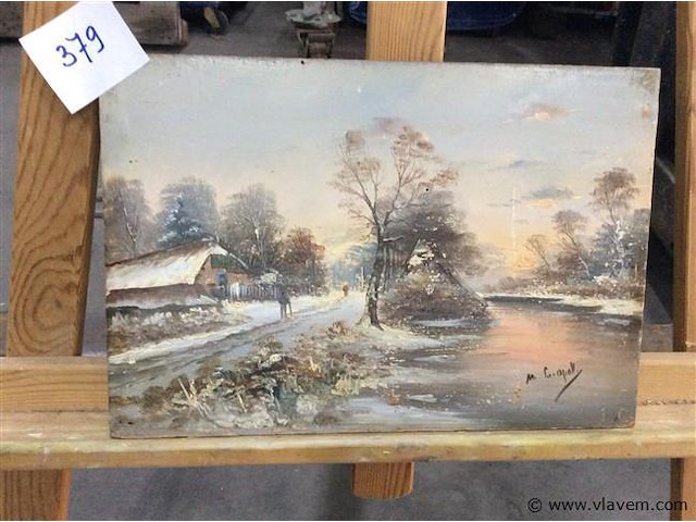 Schilderij/paneel landschap - afbeelding 1 van  3