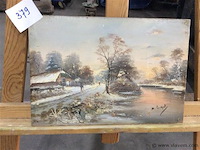 Schilderij/paneel landschap - afbeelding 1 van  3