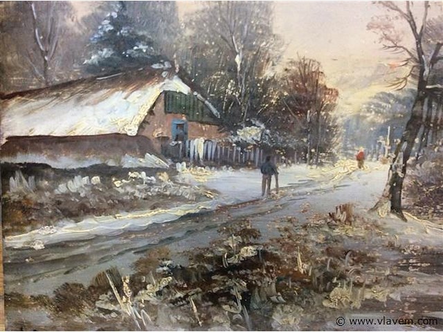 Schilderij/paneel landschap - afbeelding 2 van  3