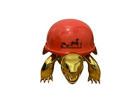 Schildpad hermes sculptuur - afbeelding 3 van  4