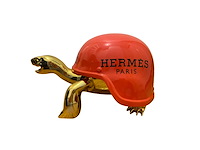 Schildpad hermes sculptuur - afbeelding 4 van  4