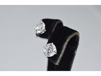Schitterende diamanten oorbellen van 2.00 carat met gia certificaat - afbeelding 7 van  10