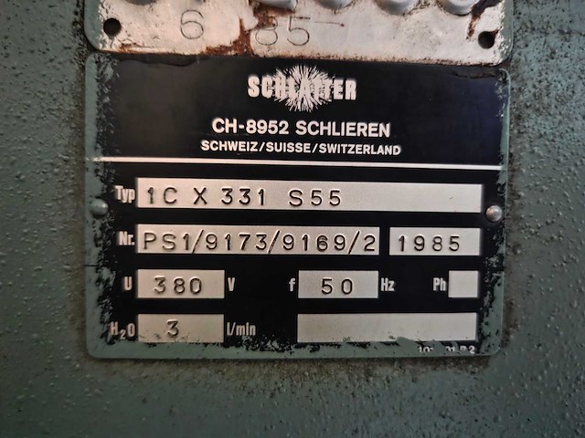 Schlatter - 1985 - ps 130j - puntlasmachine - afbeelding 24 van  28