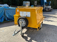 Schlegl fs75 stoomreiniger in aanhangwagen