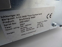 Schleuniger - multistrip 9480 - 2021 - knip/stripmachine - afbeelding 1 van  2