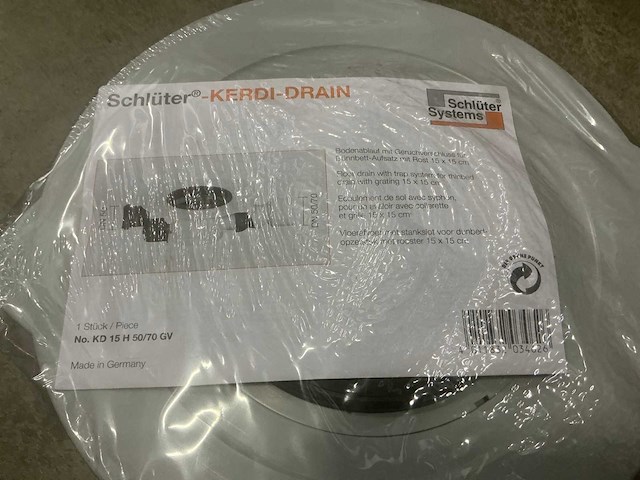 Schluter kerdi drain (8x) - afbeelding 2 van  3