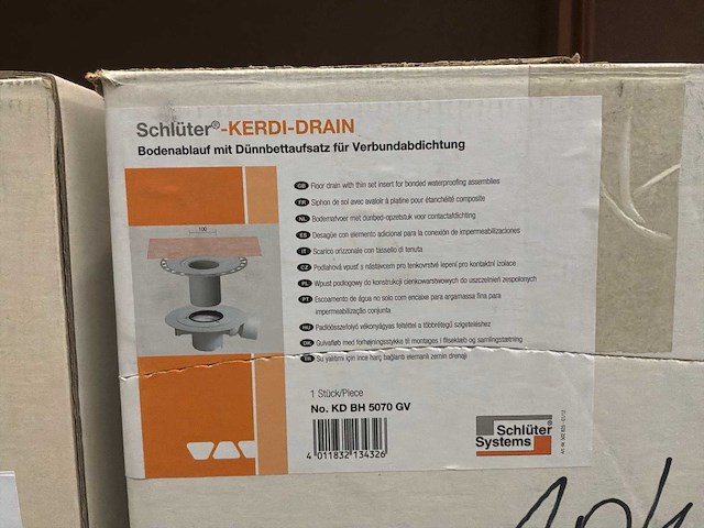 Schlüter kerdi drain bodemafvoer (4x) - afbeelding 3 van  3