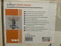 Schluter kerdi drain horizontal bodemafvoer (4x) - afbeelding 6 van  6