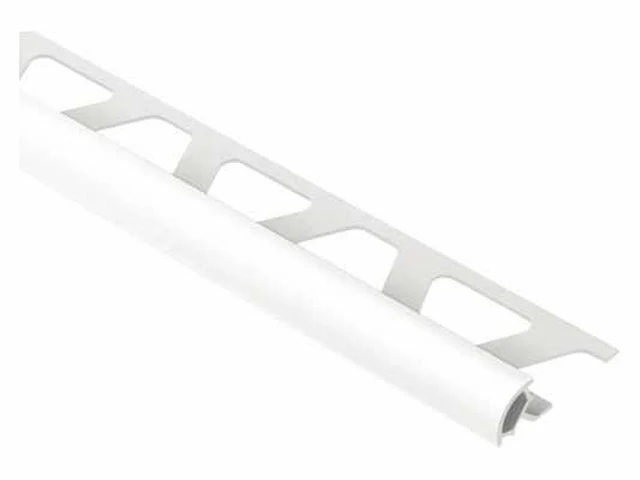 Schluter systems - prg125bw/300 pvc rondec wit - profiel 45 m1 (15x) - afbeelding 1 van  5