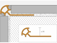 Schluter systems - prg125bw/300 pvc rondec wit - profiel 45 m1 (15x) - afbeelding 2 van  5