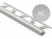 Schluter systems - ro100ae/300 alu rondec bruut mat - profiel 42 m1 (14x)
